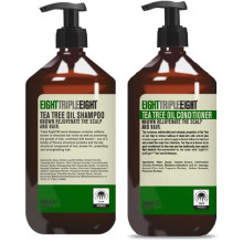 EightTripleEight Tea Tree Shampoo & Conditioner 1L