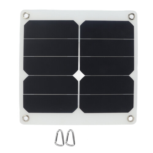USB Solar Panel With High Conversion Efficiency Durable And Weatherproof Compact Design Suitable For Camping Travel And Emergency Use