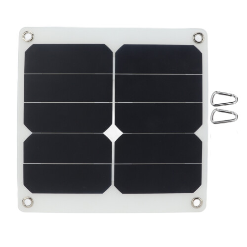 USB Solar Panel With High Conversion Efficiency Durable And Weatherproof Compact Design Suitable For Camping Travel And Emergency Use 1