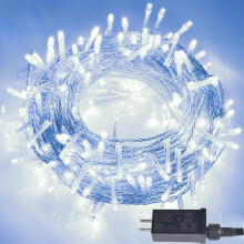 66Ft 200 LED String Lights, Waterproof & Energy Efficient Design, UL Certified Plug-in Twinkle Lights for Indoor Outdoor Christmas Decor