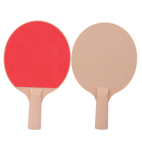 Ανθεκτική ρακέτα πινγκ πονγκ με υφή πλαστικοποιημένης επιφάνειας, εργονομική 1