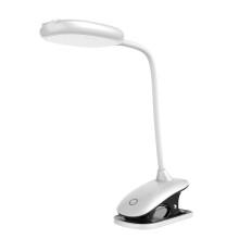 Portable Led Lamp, Eye-Protection With Low Consumption, Flexible Gooseneck For Reading, Studying Or Working, Touch Dimmable Lights With Memory Functio