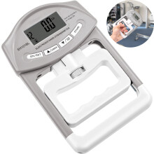 Digitales Handdynamometer bis 90 kg, hochpräziser Sensor, Griffgrößen für jeden Bedarf, benutzerfreundliche Bedienung, Speicherung von