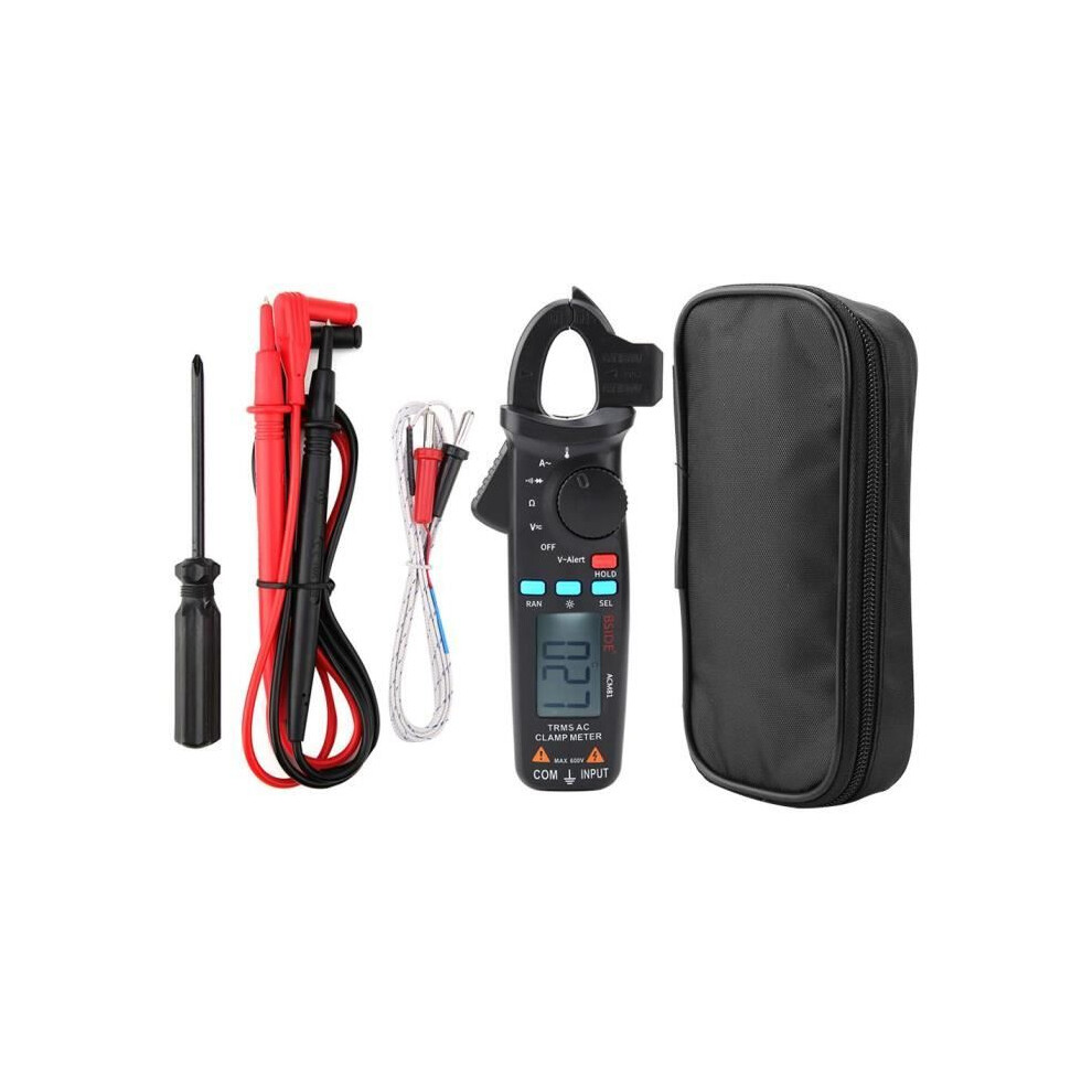 Acm81 True Rms 2000 Current Clamp Meter, Auto-Ranging Current And Voltage Tester 7333425884874