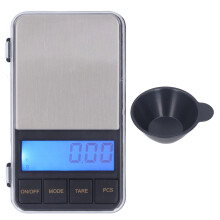 Mini bilancia elettronica ad alta precisione, bilancia di precisione 500 g/0,01 g con calibrazione automatica e funzione tara, unità di pesatura