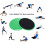 Overcoming Sliding Fitness Discs Φορητοί συρόμενοι δίσκοι άσκησης για τον κορμό, διπλής όψης 6