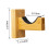 Professional Bat Display Case, Solid Pine Wood Wall Mount Holder For Space-Saving Horizontal Display, Soft Inner Lining Included 5