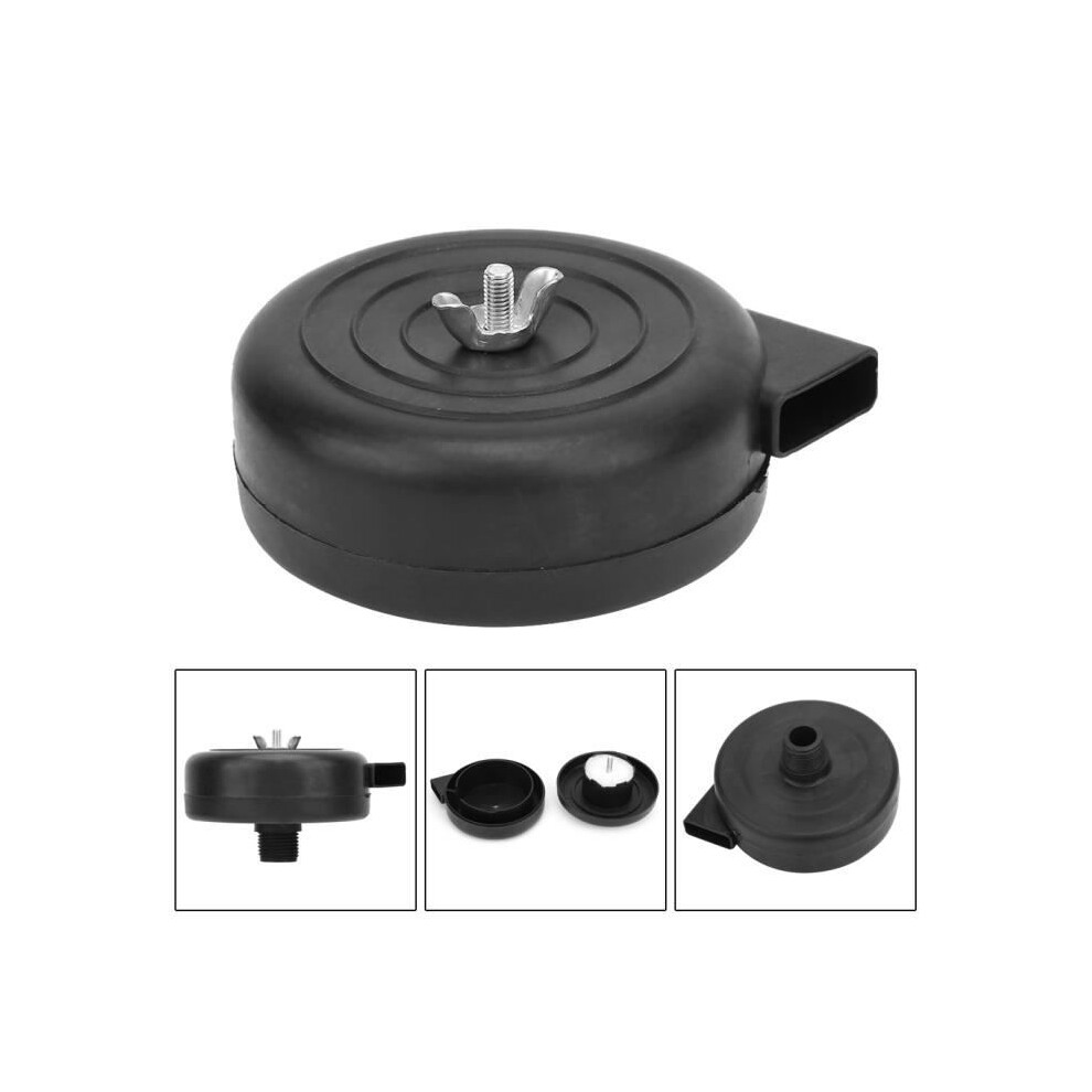 1/2Pt Plastic Air Compressor Muffler - Black - Eliminates Aerodynamic Noise 7333425882856