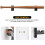 Professional Baseball Bat Display Case, Durable Wooden Wall Mounts For Space-Saving Horizontal Display, Includes Complete Hardware 8