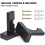Professional Baseball Bat Display Case, Durable Wooden Wall Mounts For Space-Saving Horizontal Display, Includes Complete Hardware 7