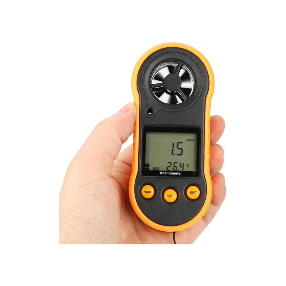Anemometer, Lcd Digital Anemometer, Handheld Wind Speed Meter, Wind Speed Indicator, For 7333425884676