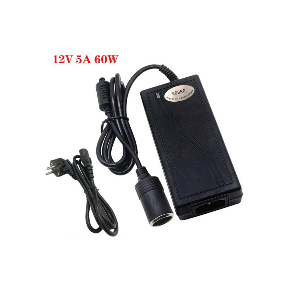 Cigarette Lighter To Mains Converter Adapter 220V/12V 5A 60W 7333425883877