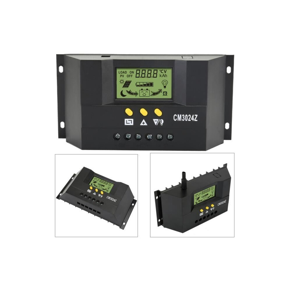Cm3024z 30A Solar Charge Controller 12V/24V Generator For Solar Panel Energy Saving Kit 7333425884003