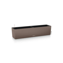 LECHUZA Pflanzgefäß - Balconera 80 - 79 x 19 x 19 cm - Muskat - Rechteckig - Bewässerungssystem