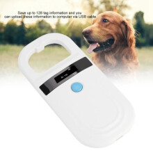 Pet ID Reader with High Brightness OLED Display USB Rechargeable --- RAC