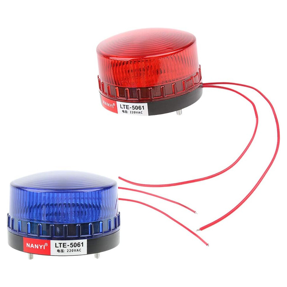Emergency Beacon For Traffic Barricade Warning, No Heat Bright Led Warning Lamp With Long Life (2Pcs) Light 9420858543114