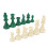 32-teiliges internationales Schachfiguren-Set aus 9