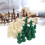 32-teiliges internationales Schachfiguren-Set aus 11