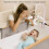 SnooBee Bedside Crib & Baby Co-Sleeper (Khaki) 9