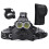 Motion Sensor Activated Rechargeable Headlamp, Waterproof Flashlight With Adjustable Base, Features Red Indicator Light & High-Quality Batteries For S 1