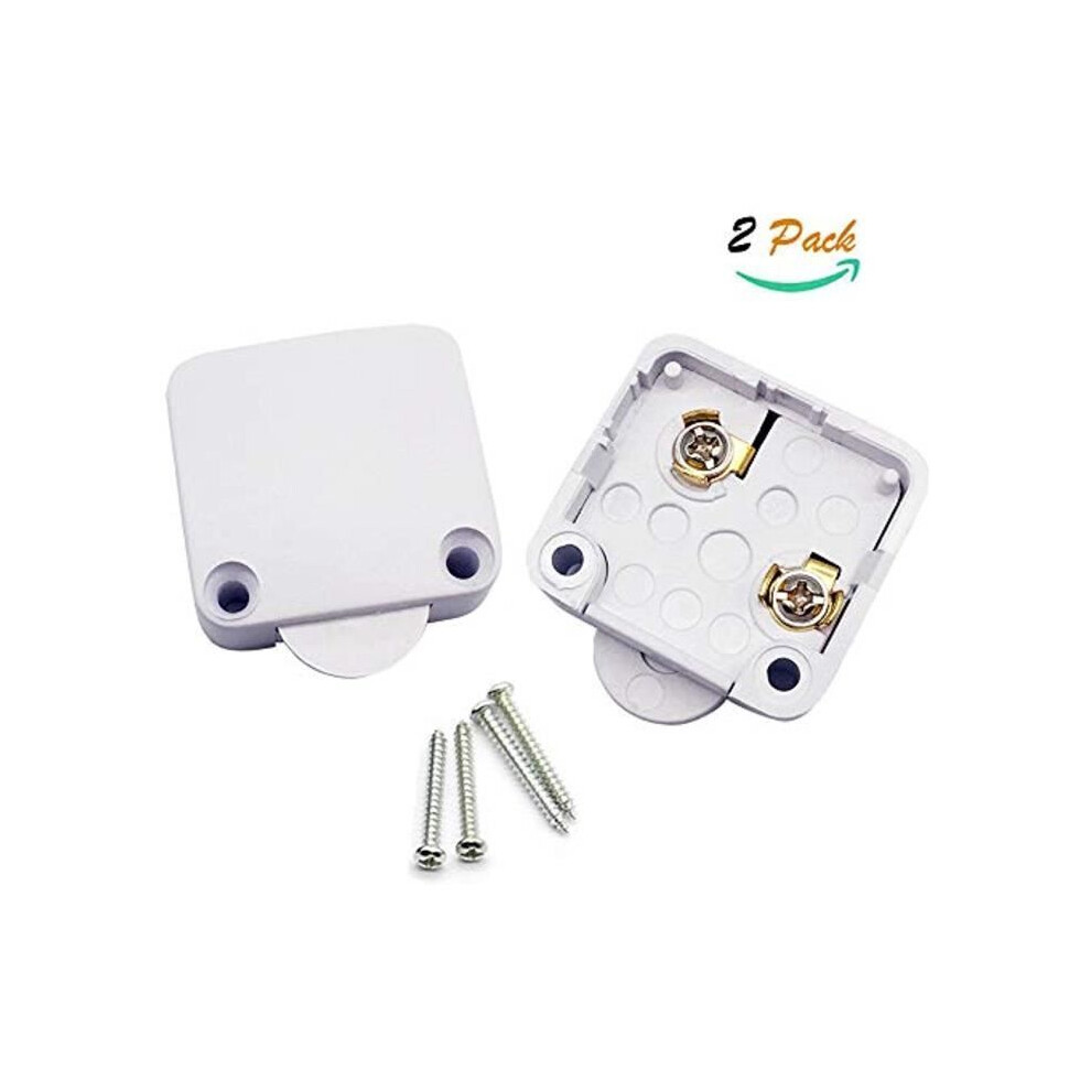 2 Pack Recessed Cabinet Switches Momentary Contact Automatic Switches For Furniture Doors And Cabinets 7333425883723