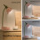 Cute Flower Design Multi-Function Desk Lamp, Eyes Protection Lamps With Touch Rechargeable Battery Table Light For Home Office Study 3