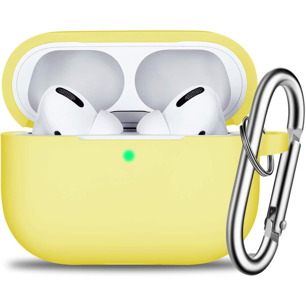 Protective Cover For Airpods Pro, Shock-Proof Silicone Skin With Durable Carabiner, Multi Unique Colors, Wireless Charging Support For Apple Airpods P 9420858479161