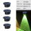 Waterproof Solar Light Replacement Top, Outdoor Lighting Solution with Energy Efficient Solar Panel, Automatic Switch Garden Decor Lights for Patio, Y 2