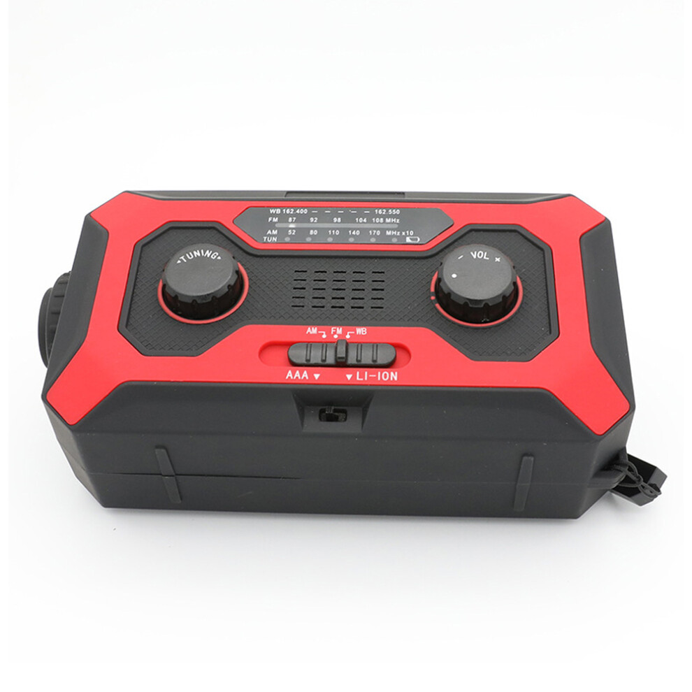 Adventure's Lifeline, Emergency Radio With 2000Mah Power Bank, Portable Radio For Every Situation, Sos Alarm, Led Torch & Reading Lamp, Your Partner I 9420858562962