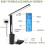 Innovative Desk Lamp With Touch-Sensitive Controls And Lcd Function For Home Office, Multi-Purpose Lighting Solution With Adjustable Brightness And Wi 7