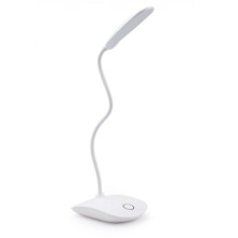 Luminária de mesa recarregável, funciona a bateria com carregamento USB, design dobrável para fácil armazenamento, controle de toque sensível