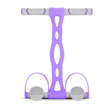Faixa Elástica de Resistência para Exercícios Físicos, Corda de Tensão Multifuncional com Pedal Antiderrapante, Puxador Elástico com Pedal para