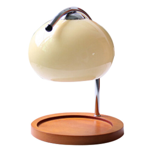 Λάμπα κεριού για αρωματοθεραπεία, Λάμπα αρωματοθεραπείας με ξύλινη βάση και 2