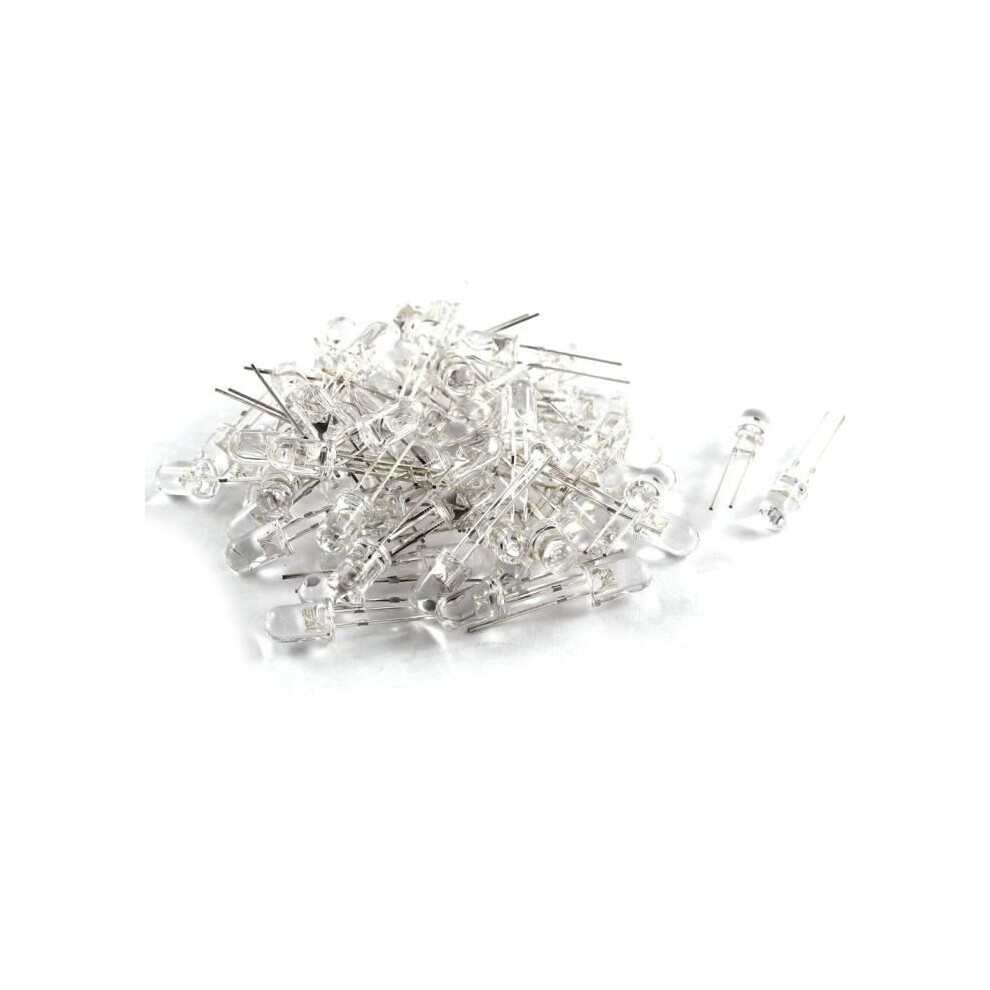 70Pcs Dc 3V-6V 5Mm White Bright Led Lights Light Emitting Diodes 7333425882313