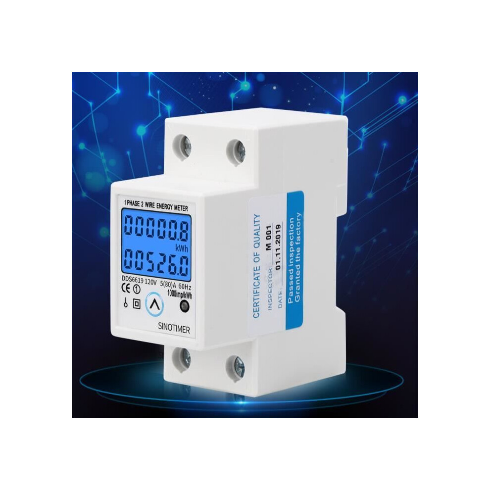 Energy Meter - Xis - Single Phase - Multifunctional - Power Display - Indoor 7333425883587