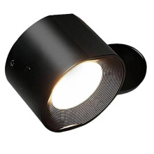 Wall Mounted Sconces with Remote Control Rechargeable Battery Operated LED Reading Lights 360 Rotation Magnetic Ball 3 Brightness Levels 3 Color