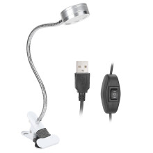 Professional Magnifying Led Beauty Lamp, Flexible Clip On Eye Lamp For Salon Quality Eyebrow, Portable Makeup Manicure Light With 360 Degrees Adjustab
