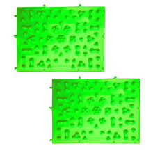 Almohadilla de masaje de reflexología revitalizante para caminar, diseño de bola de masaje con pellets para un alivio calmante de los pies,