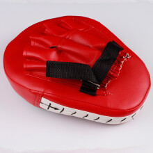 Luvas de foco para boxe, com alça elástica e ajustável, design com dedos separados, base em malha respirável e acolchoamento de espuma densa (2