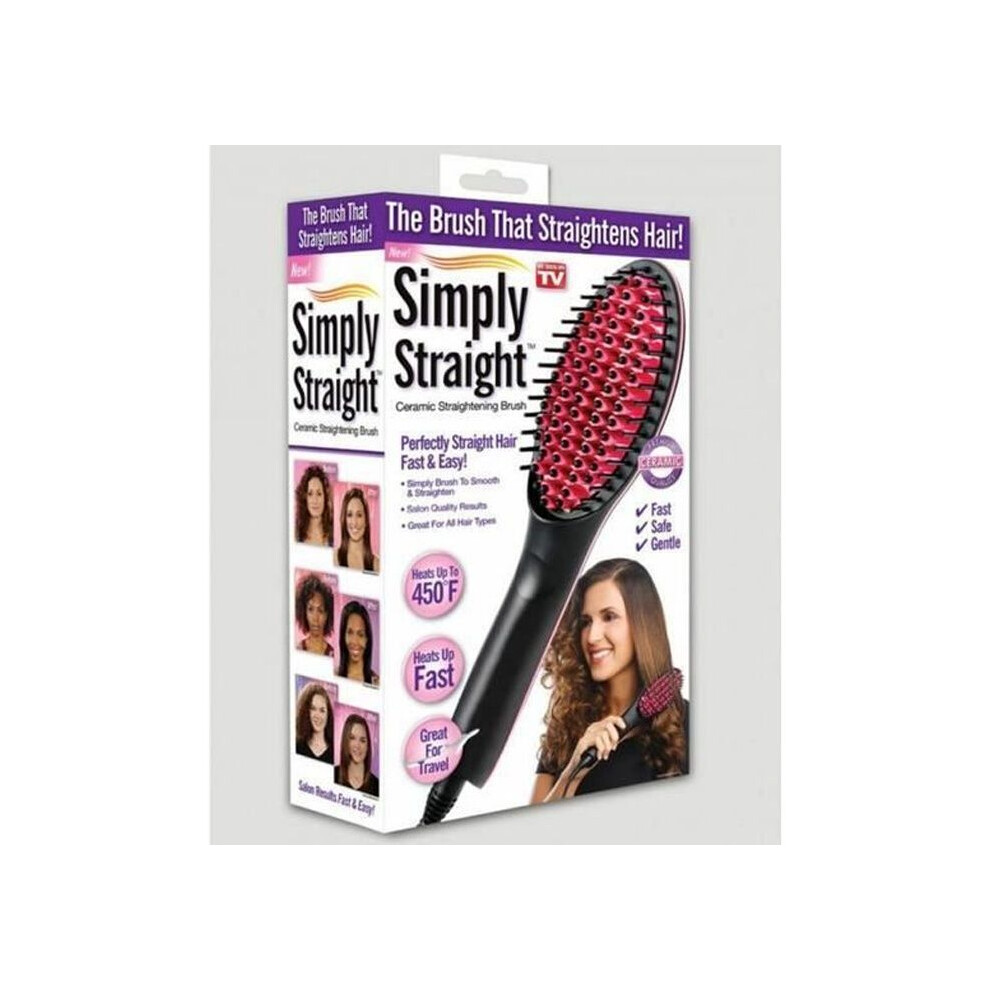 CO BRUSH The ceramic straightening and heating brush - As seen on TV