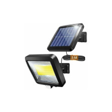Solar Motion Sensor Lights, Smart PIR Motion Sensor Outdoor Detachable Light With Separate Solar Panel For Multiple Places Usage, White Light (1PCS)