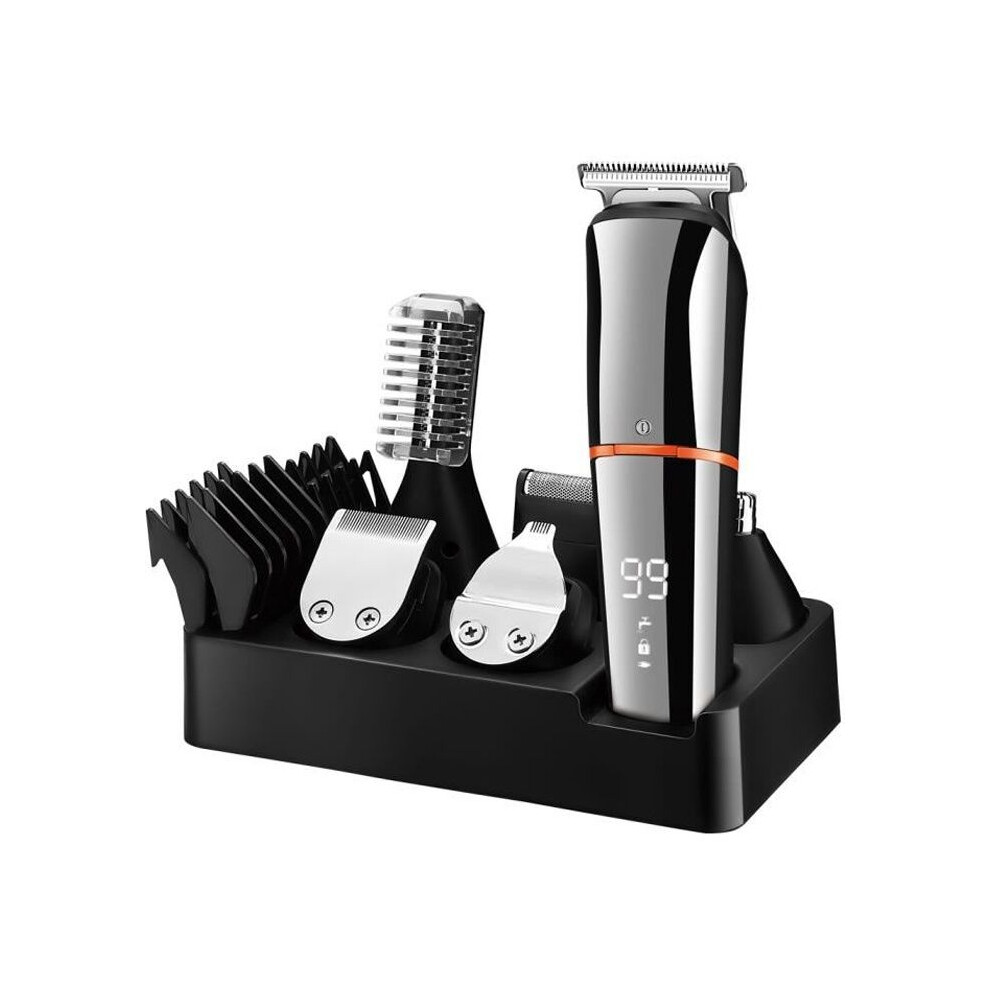 Surker 6 in 1 Professional Hair Clipper for Men, Multifunctional Waterproof Precision Hair Trimmer