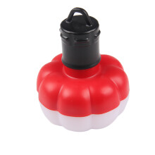 Portable Pumpkin-Shaped Camping Light, Energy-Efficient Lantern with Hook for Tent, ABS Material for Outdoor Activities, Cozy Night Light, 3 Adjustabl