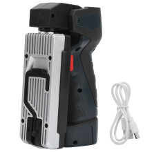 Ferramenta de trabalho leve e brilhante, formato ergonômico que garante manuseio confortável, base magnética para posicionamento estável, design