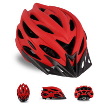 Cykelhjelm til voksne, luftgennemstrømning, letvægts unisex, slagfast, ventilerende design, elegant, sporty stil med 22 ventiler og dobbelt