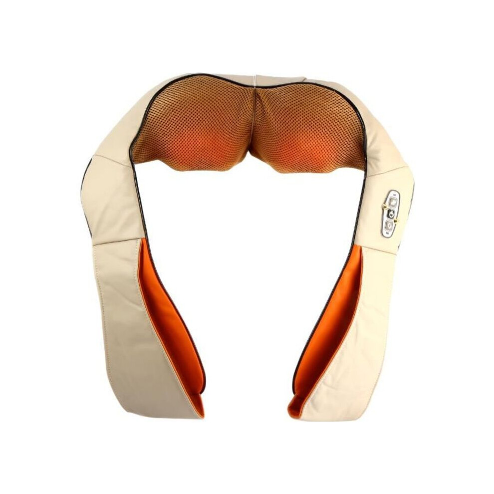 Shiatsu Massager for Cervical, Neck and Shoulders, Infrared Massage Belt with Adapter for Office and Home