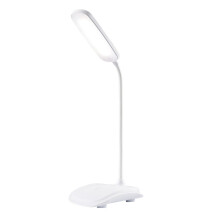 Sammenklappelig bordlampe, natlampe til læsning og studier med USB-opladeport og trinløs dæmpning af lysstyrken (øjenbeskyttelsesfunktioner)