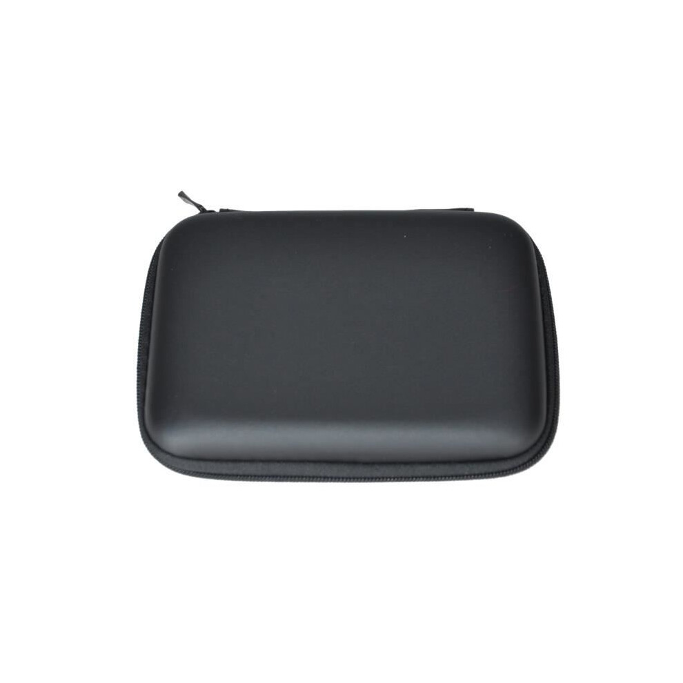 2.5 Inch Portable Hard Drive Zippered Shockproof Case, Black 7333425908266