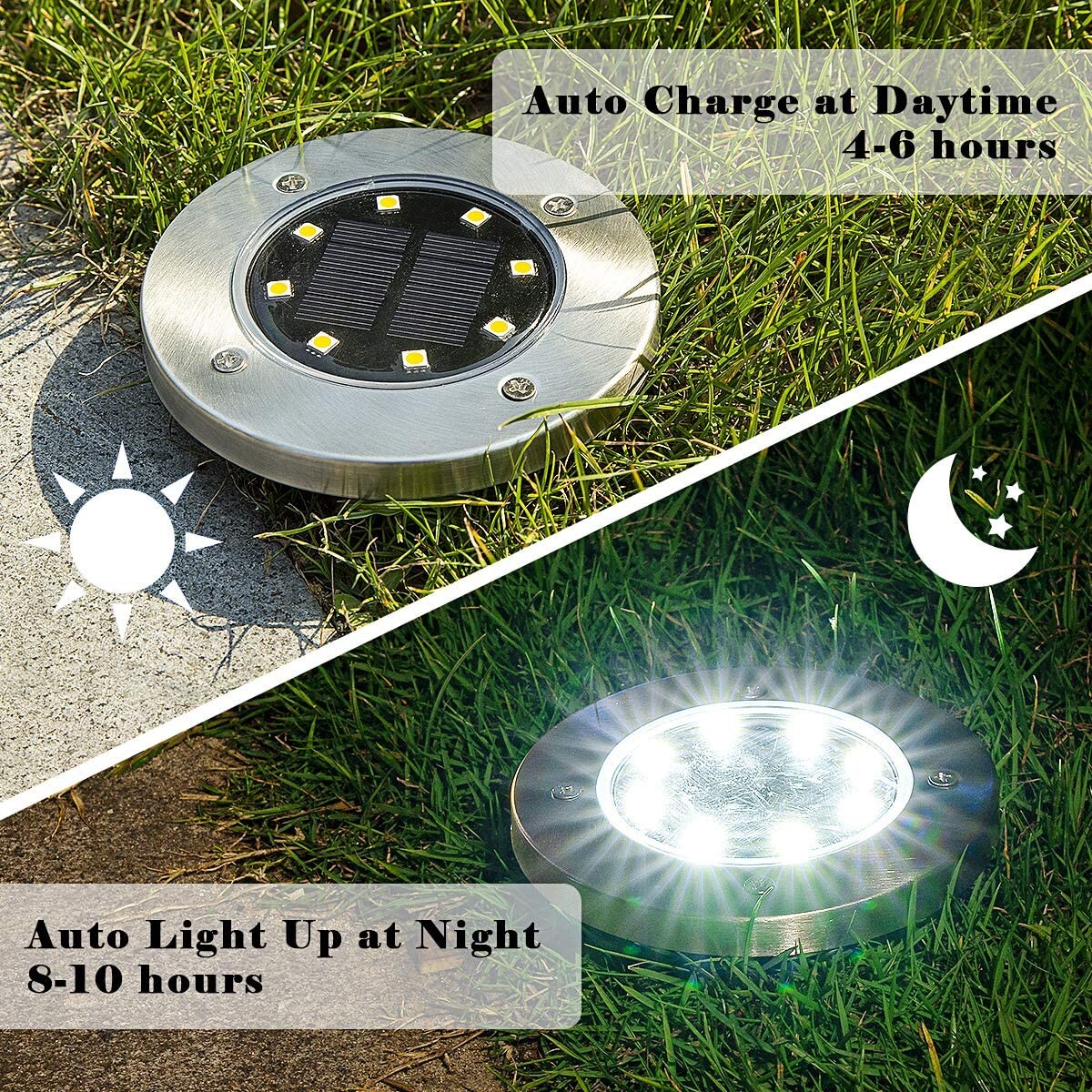 Produktbild von Solar Warnblinklicht – ABS, Wasserdicht, Farbig Blinkend, Außenbereich, Auto, Motorrad, Wohnmobil, LKW, Simuliert Sicherheitsalarm