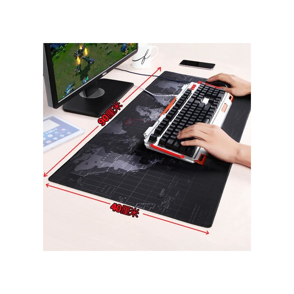 Xxl Gaming Mouse Pad, Dimensions 900 X 400 X 4 Mm, Non-Slip Rubber Base, Special Textured Surface 7333425910115